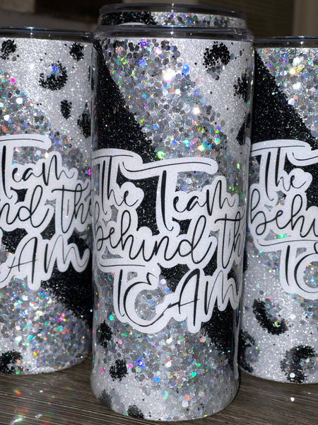 CEA leopard Glitter Tumbler